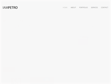 Tablet Screenshot of iampetro.com